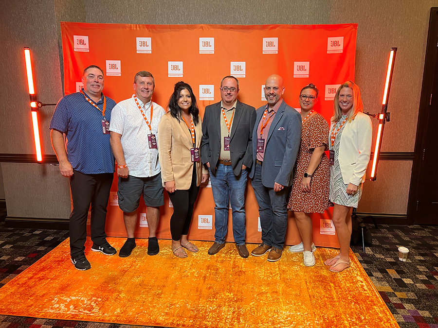 JBL Fest 2022 team backdrop