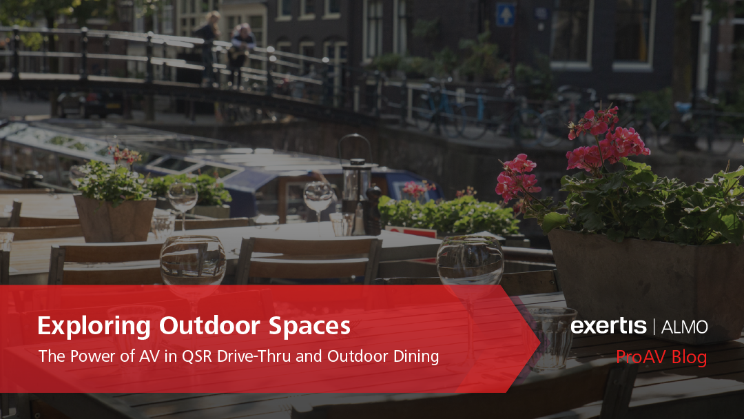 AV in Outdoor Dining