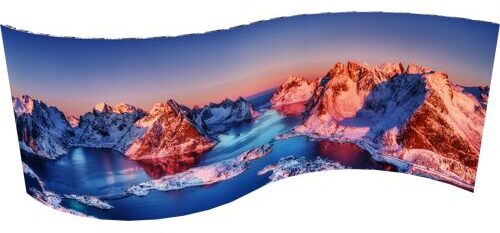 Absen NX Series dvLED video wall curved